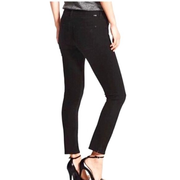 𝅺dl 1961 Angel Midrise Skinny Ankle Jeans in Athens Wash (black) Size 25 - Picture 2 of 14